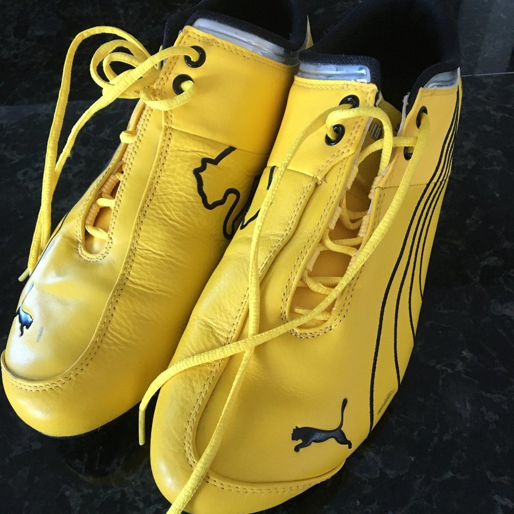 Puma Ferrari Yellow Cat Sneaker Mens Size 11.5